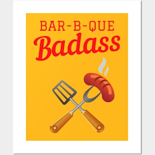 BBQ Badass Shirt Posters and Art